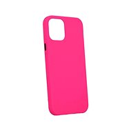 TopQ Solid iPhone 12 Pro silicone deep pink 62971 - Phone Cover