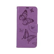 TopQ Samsung A52 booklet Butterfly purple 62476 - Phone Case
