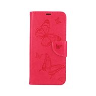 TopQ Samsung A52 booklet Butterfly pink 62468 - Phone Case
