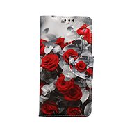 TopQ iPhone 11 booklet Red rose mix 63801 - Phone Case