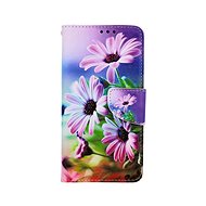 TopQ iPhone 11 booklet Purple flowers 63792 - Phone Case