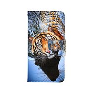 TopQ iPhone 11 Book Brown Tiger 63731 - Phone Case
