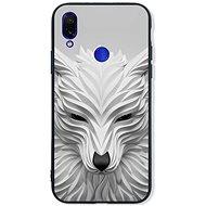 TopQ Xiaomi Redmi Note 7 silicone White Wolf 63894 - Phone Cover