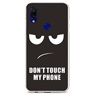 TopQ Xiaomi Redmi Note 7 silicone Don't Touch 63888 - Phone Cover