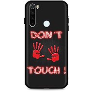 TopQ Xiaomi Redmi Note 8T silicone Don't Touch Red 64286 - Phone Cover