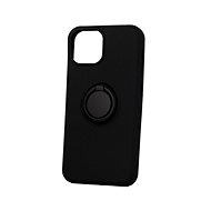 TopQ RING iPhone 13 mini silicone black 64143 - Phone Cover