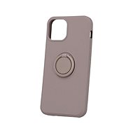 TopQ RING iPhone 13 mini silicone beige 64140 - Phone Cover