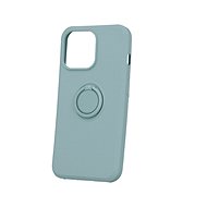 TopQ RING iPhone 13 Pro silicone green 64134 - Phone Cover