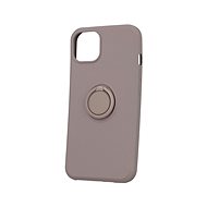TopQ RING iPhone 13 silicone beige 64130 - Phone Cover