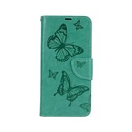 TopQ Xiaomi Redmi Note 8T booklet Butterfly green 64480 - Phone Case