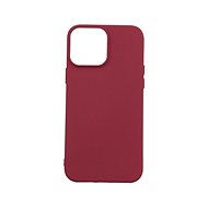 TopQ Basic iPhone 13 Pro Max silicone burgundy 64546 - Phone Cover