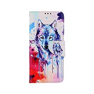 TopQ Realme 7 Pro Book Drawing Wolf 64013 - Phone Case