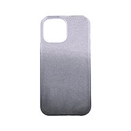 TopQ iPhone 13 Pro Max glitter silver-black 64847 - Phone Cover