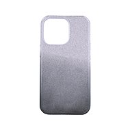 TopQ iPhone 13 Pro glitter silver-black 64846 - Phone Cover