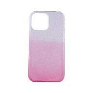 TopQ iPhone 13 Pro Max Glitter Silver-pink 64836 - Phone Cover