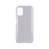 TopQ Samsung A03s glitter silver 63836 - Phone Cover