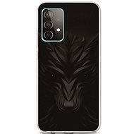 TopQ Samsung A52 silicone Black Wolf 55776 - Phone Cover