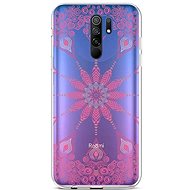 TopQ Xiaomi Redmi 9 silicone Pink Mandala 50974 - Phone Cover