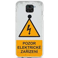 TopQ Xiaomi Redmi Note 9 silicone Attention electrical device 50036 - Phone Cover