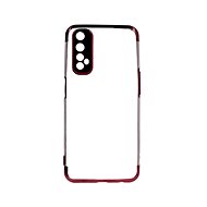 TopQ Frame Realme 7 silicone burgundy 62371 - Phone Cover