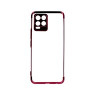 TopQ Frame Realme 8 silicone burgundy 62331 - Phone Cover