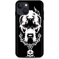 TopQ iPhone 13 silicone Fighting Dog 64880 - Phone Cover