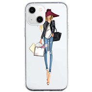 TopQ iPhone 13 silicone Lady 2 64678 - Phone Cover
