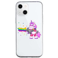 TopQ iPhone 13 silicone Rainbow Gun 64672 - Phone Cover