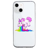 TopQ iPhone 13 silicone Rainbow Splash 64671 - Phone Cover