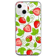 TopQ iPhone 13 silicone Strawberries 64662 - Phone Cover