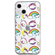 TopQ iPhone 13 silicone Chunky Unicorns 64630 - Phone Cover