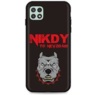 TopQ Samsung A22 5G silicone I'll never give up 64983 - Phone Cover