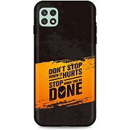 TopQ Samsung A22 5G silicone Don´t Stop 64982 - Phone Cover