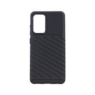 Forcell Thunder Samsung A52 silicone black 64327 - Phone Cover