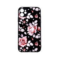 TopQ LUXURY iPhone 11 hard Black Roses 64301 - Phone Cover