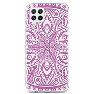 TopQ Samsung A22 silicone Violet Mandala 65236 - Phone Cover