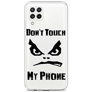 TopQ Samsung A22 silicone Don't Touch transparent 65207 - Phone Cover