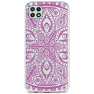 TopQ Samsung A22 5G silicone Violet Mandala 65140 - Phone Cover