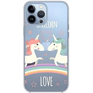 TopQ iPhone 13 Pro Max silicone Unicorn Love 65290 - Phone Cover