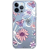 TopQ iPhone 13 Pro silicone Flowers 65288 - Phone Cover