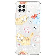 TopQ Samsung A22 silicone Happy Cats 65187 - Phone Cover