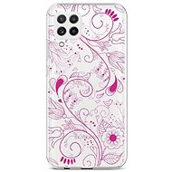 TopQ Samsung A22 silicone Pink Ornament 65184 - Phone Cover