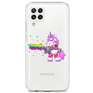 TopQ Samsung A22 silicone Rainbow Gun 65175 - Phone Cover