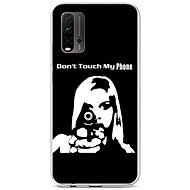 TopQ Xiaomi Redmi 9T silicone Don't Touch Gun 65154 - Phone Cover