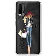 TopQ Xiaomi Redmi 9T silicone Lady 2 65151 - Phone Cover