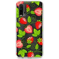 TopQ Xiaomi Redmi 9T silicone Strawberries 65116 - Phone Cover