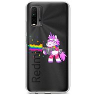 TopQ Xiaomi Redmi 9T silicone Rainbow Gun 65108 - Phone Cover