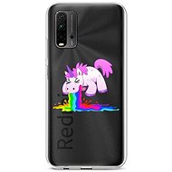TopQ Xiaomi Redmi 9T silicone Rainbow Splash 65095 - Phone Cover
