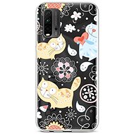 TopQ Xiaomi Redmi 9T silicone Happy Cats 65032 - Phone Cover
