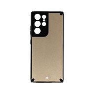 TopQ Samsung S21 Ultra Armor Glitter solid black 63562 - Phone Cover